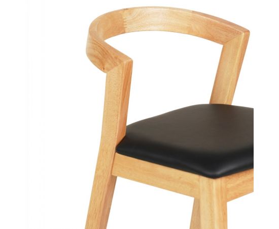 ΣΚΑΜΠΟ ΜΠΑΡ NAMI HM9952.01 RUBBERWOOD ΣΕ ΟΑΚ-ΜΑΥΡΟ PU 47,5x59x102,5Υεκ. - ΣΚΑΜΠΟ ΜΠΑΡ στο Milonadakis.gr