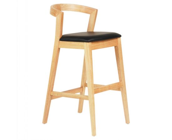ΣΚΑΜΠΟ ΜΠΑΡ NAMI HM9952.01 RUBBERWOOD ΣΕ ΟΑΚ-ΜΑΥΡΟ PU 47,5x59x102,5Υεκ. - ΣΚΑΜΠΟ ΜΠΑΡ στο Milonadakis.gr