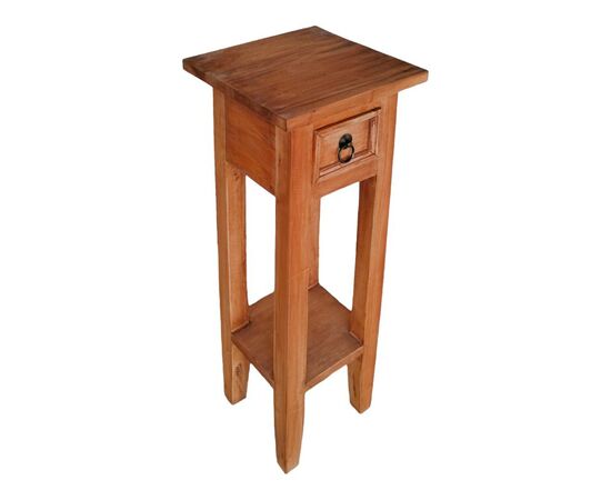 Βοηθητικό τραπέζι Orkney pakoworld μαόνι ξύλο σε φυσική απόχρωση 25x25x67εκ - ΒΟΗΘΗΤΙΚΑ ΤΡΑΠΕΖΑΚΙΑ στο Milonadakis.gr