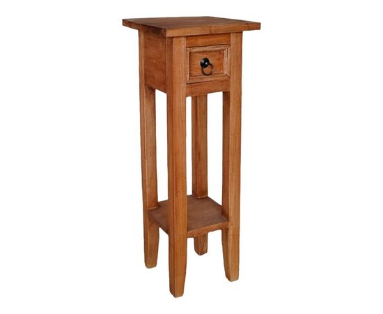 Βοηθητικό τραπέζι Orkney pakoworld μαόνι ξύλο σε φυσική απόχρωση 25x25x67εκ - ΒΟΗΘΗΤΙΚΑ ΤΡΑΠΕΖΑΚΙΑ στο Milonadakis.gr