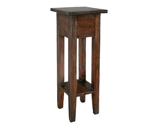 Βοηθητικό τραπέζι Orkney pakoworld μαόνι ξύλο σε καρυδί απόχρωση 25x25x67εκ - ΒΟΗΘΗΤΙΚΑ ΤΡΑΠΕΖΑΚΙΑ στο Milonadakis.gr