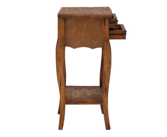 Βοηθητικό τραπεζάκι με συρτάρια Florellia pakoworld φυσικό αντικέ μαόνι ξύλο 40x31x67.5εκ - ΒΟΗΘΗΤΙΚΑ ΤΡΑΠΕΖΑΚΙΑ στο Milonadakis.gr