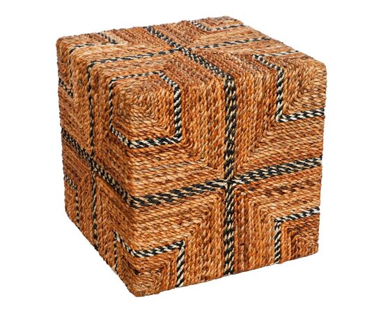 Σκαμπό Lerkmon Inart ψαθα σε φυσική απόχρωση 40x40x40εκ - ΠΟΥΦ - ΣΚΑΜΠΟ - ΜΠΑΟΥΛΟ στο Milonadakis.gr