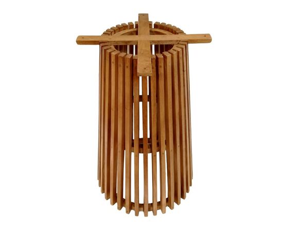 Βάση τραπεζιού μπαρ Galy pakoworld mindi ξύλο σε φυσική απόχρωση Φ60x90εκ - ΒΑΣΕΙΣ ΤΡΑΠΕΖΙΩΝ στο Milonadakis.gr