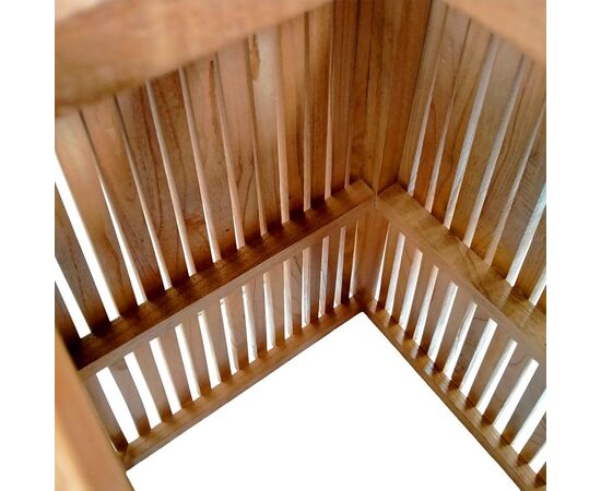 Βάση τραπεζιού μπαρ Darius pakoworld mindi ξύλο σε φυσική απόχρωση 60x60x90εκ - ΒΑΣΕΙΣ ΤΡΑΠΕΖΙΩΝ στο Milonadakis.gr