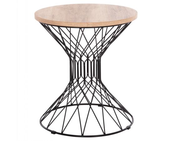 ΒΟΗΘΗΤΙΚΟ ΤΡΑΠΕΖΙ ΣΑΛΟΝΙΟΥ KEON HM18038.03 MDF TOP ΣΕ ΣΟΝΑΜΑ-ΜΕΤΑΛΛΟ Φ45x50Υεκ. - ΒΟΗΘΗΤΙΚΑ ΤΡΑΠΕΖΑΚΙΑ στο Milonadakis.gr