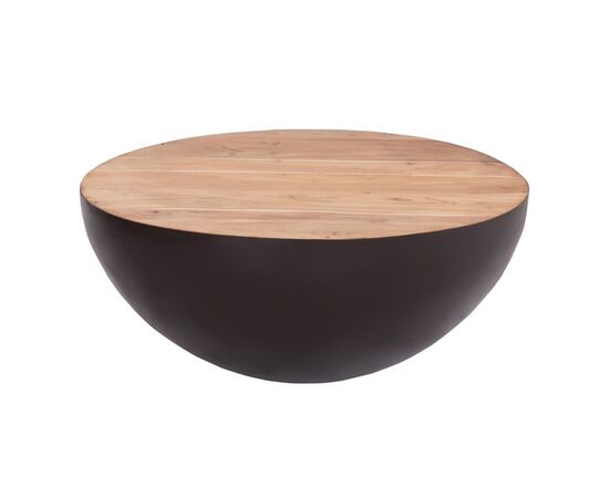 ΔΙΑΚΟΣΜΗΤΙΚΟ ΤΡΑΠΕΖΙ ΣΑΛΟΝΙΟΥ BOWL Φ89,5X39Yεκ. RUSTY ΜΕ ΞΥΛΟ ΑΚΑΚΙΑΣ HM8717.22 - ΤΡΑΠΕΖΑΚΙΑ ΣΑΛΟΝΙΟΥ στο Milonadakis.gr