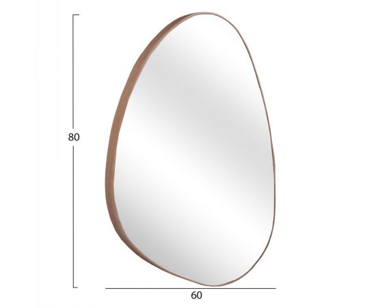 ΚΑΘΡΕΠΤΗΣ ΤΟΙΧΟΥ IRREGU HM4487.03 ΜΕ ΠΛΑΙΣΙΟ MDF ΦΥΣΙΚΟ ΧΡΩΜΑ ΞΥΛΟΥ 60x80Υεκ. - ΚΑΘΡΕΠΤΕΣ στο Milonadakis.gr
