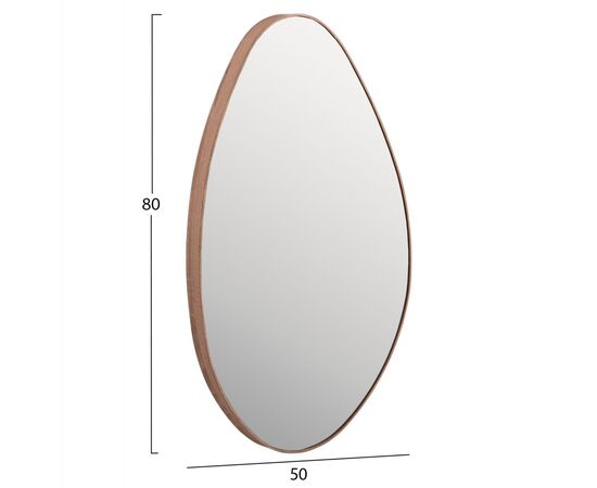 ΚΑΘΡΕΠΤΗΣ ΤΟΙΧΟΥ DROP HM4488.03 ΜΕ ΠΛΑΙΣΙΟ MDF ΣΕ ΦΥΣΙΚΟ ΧΡΩΜΑ ΞΥΛΟΥ 50x80Υεκ. - ΚΑΘΡΕΠΤΕΣ στο Milonadakis.gr