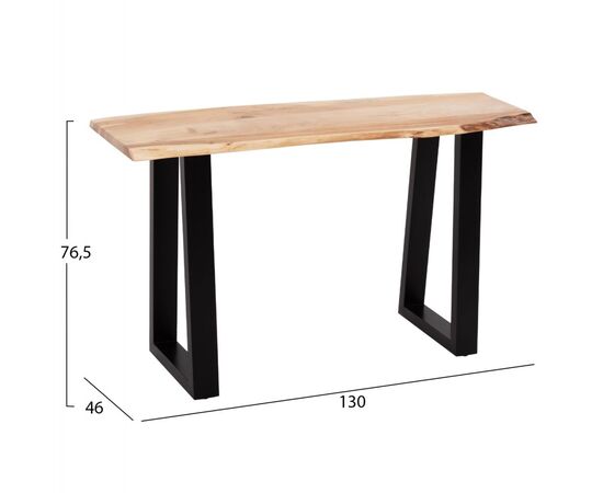 ΚΟΝΣΟΛΑ SOFIA SLIM HM8503.21 ΜΑΣΙΦ ΞΥΛΟ ΑΚΑΚΙΑΣ ΦΥΣΙΚΟ ΑΝΟΙΧΤΟ 130x46x76,5Υεκ. - ΜΠΟΥΦΕΔΕΣ-ΚΟΝΣΟΛΕΣ στο Milonadakis.gr