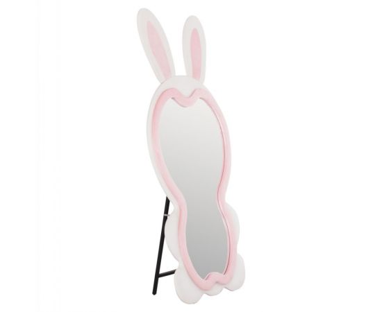 ΠΑΙΔΙΚΟΣ ΚΑΘΡΕΦΤΗΣ ΔΑΠΕΔΟΥ BUNNY HM4489.01 MDF ΡΟΖ & ΛΕΥΚΟ-ΜΑΥΡΟ STAND 80x162Υεκ. - ΚΑΘΡΕΠΤΕΣ στο Milonadakis.gr