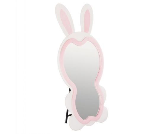 ΠΑΙΔΙΚΟΣ ΚΑΘΡΕΦΤΗΣ ΔΑΠΕΔΟΥ BUNNY HM4489.01 MDF ΡΟΖ & ΛΕΥΚΟ-ΜΑΥΡΟ STAND 80x162Υεκ. - ΚΑΘΡΕΠΤΕΣ στο Milonadakis.gr