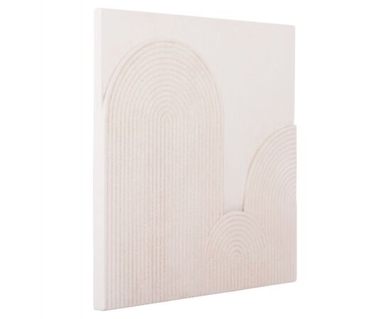 ΠΙΝΑΚΑΣ ΤΕΤΡΑΓΩΝΟΣ ΣΕΙΡΑ SANTORINI HM4517 MDF ΣΕ ΥΠΟΛΕΥΚΟ ΧΡΩΜΑ 80x4,5(πάχος)x80Υεκ. - ΠΙΝΑΚΕΣ στο Milonadakis.gr