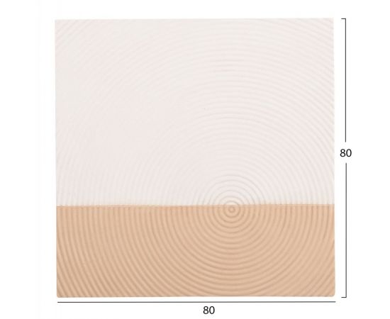 ΠΙΝΑΚΑΣ ΤΕΤΡΑΓΩΝΟΣ ΣΕΙΡΑ SANTORINI HM4519 MDF ΣΕ ΥΠΟΛΕΥΚΟ-ΚΑΦΕ ΧΡΩΜΑ 80x4(πάχος)x80Υεκ. - ΠΙΝΑΚΕΣ στο Milonadakis.gr