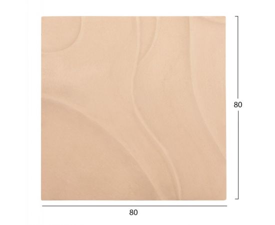 ΠΙΝΑΚΑΣ ΤΕΤΡΑΓΩΝΟΣ ΣΕΙΡΑ SANTORINI HM4520 MDF ΣΕ ΜΠΕΖ ΧΡΩΜΑ 80x4(πάχος)x80Υεκ. - ΠΙΝΑΚΕΣ στο Milonadakis.gr