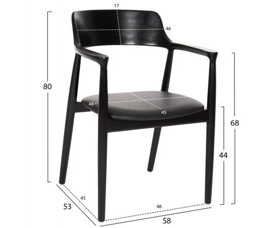 ΣΕΤ ΤΡΑΠΕΖΑΡΙΑΣ 5ΤΜΧ KINGSLEY HM21075.02 ΣΤΡΟΓΓΥΛΟ ΤΡΑΠΕΖΙ Φ120εκ.& 4 ΚΑΡΕΚΛΕΣ-ΜΑΥΡΟ - ΤΡΑΠΕΖΑΡΙΕΣ στο Milonadakis.gr