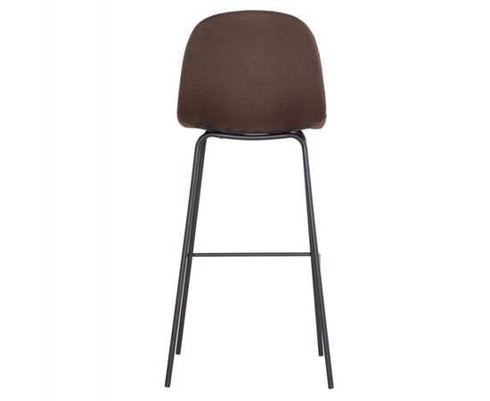 ΣΚΑΜΠΟ ΜΠΑΡ VINCENT HM8579.23 ΚΑΦΕ ΥΦΑΣΜΑ-ΜΑΥΡΟΣ ΜΕΤΑΛΛΙΚΟΣ ΣΚΕΛΕΤΟΣ 47x46x104Υεκ. - ΣΚΑΜΠΟ ΜΠΑΡ στο Milonadakis.gr