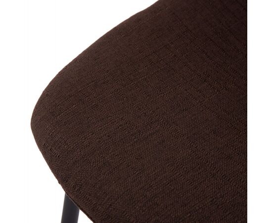 ΣΚΑΜΠΟ ΜΠΑΡ VINCENT HM8579.23 ΚΑΦΕ ΥΦΑΣΜΑ-ΜΑΥΡΟΣ ΜΕΤΑΛΛΙΚΟΣ ΣΚΕΛΕΤΟΣ 47x46x104Υεκ. - ΣΚΑΜΠΟ ΜΠΑΡ στο Milonadakis.gr