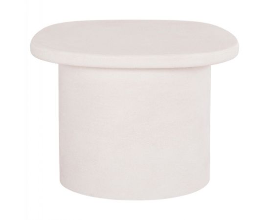 ΤΡΑΠΕΖΙ ΣΑΛΟΝΙΟΥ ΟΒΑΛ ΣΕΙΡΑ SANTORINI HM18054 MDF ΣΕ ΥΠΟΛΕΥΚΟ ΧΡΩΜΑ 54x54,5x40Υεκ - ΤΡΑΠΕΖΑΚΙΑ ΣΑΛΟΝΙΟΥ στο Milonadakis.gr