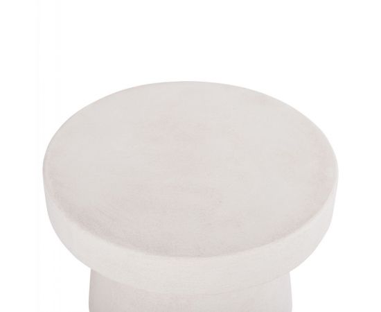 ΤΡΑΠΕΖΙ ΣΑΛΟΝΙΟΥ ΣΤΡΟΓΓΥΛΟ ΣΕΙΡΑ SANTORINI HM18051 MDF ΣΕ ΥΠΟΛΕΥΚΟ ΧΡΩΜΑ Φ60x42,5Υεκ. - ΤΡΑΠΕΖΑΚΙΑ ΣΑΛΟΝΙΟΥ στο Milonadakis.gr