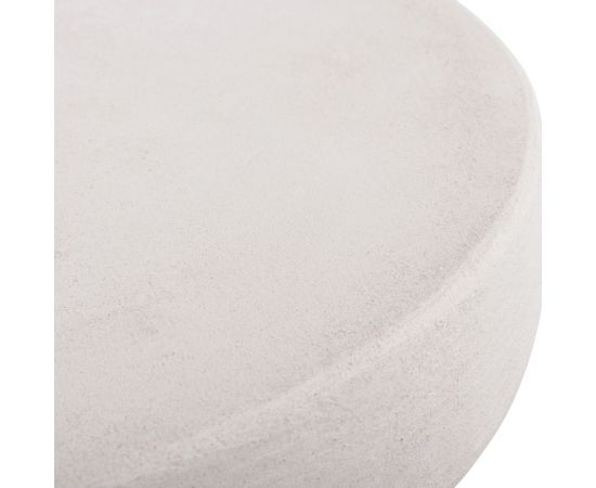 ΤΡΑΠΕΖΙ ΣΑΛΟΝΙΟΥ ΣΤΡΟΓΓΥΛΟ ΣΕΙΡΑ SANTORINI HM18051 MDF ΣΕ ΥΠΟΛΕΥΚΟ ΧΡΩΜΑ Φ60x42,5Υεκ. - ΤΡΑΠΕΖΑΚΙΑ ΣΑΛΟΝΙΟΥ στο Milonadakis.gr