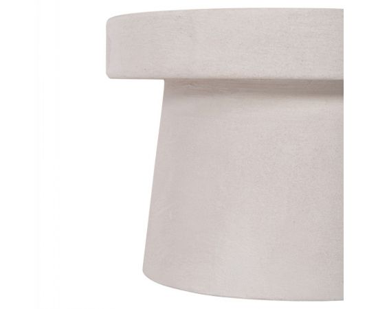 ΤΡΑΠΕΖΙ ΣΑΛΟΝΙΟΥ ΣΤΡΟΓΓΥΛΟ ΣΕΙΡΑ SANTORINI HM18051 MDF ΣΕ ΥΠΟΛΕΥΚΟ ΧΡΩΜΑ Φ60x42,5Υεκ. - ΤΡΑΠΕΖΑΚΙΑ ΣΑΛΟΝΙΟΥ στο Milonadakis.gr