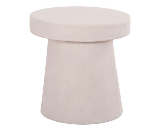 ΤΡΑΠΕΖΙ ΣΑΛΟΝΙΟΥ ΣΤΡΟΓΓΥΛΟ ΣΕΙΡΑ SANTORINI HM18052 MDF ΣΕ ΥΠΟΛΕΥΚΟ ΧΡΩΜΑ Φ48x49Υεκ. - ΤΡΑΠΕΖΑΚΙΑ ΣΑΛΟΝΙΟΥ στο Milonadakis.gr