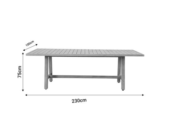Τραπεζαρία Poza-Bolen pakoworld 7τμχ μασίφ ξύλο ακακίας-μπεζ ύφασμα - ΣΕΤ ΤΡΑΠΕΖΑΡΙΕΣ στο Milonadakis.gr
