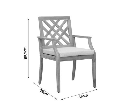 Τραπεζαρία Poza-Bolen pakoworld 7τμχ μασίφ ξύλο ακακίας-μπεζ ύφασμα - ΣΕΤ ΤΡΑΠΕΖΑΡΙΕΣ στο Milonadakis.gr