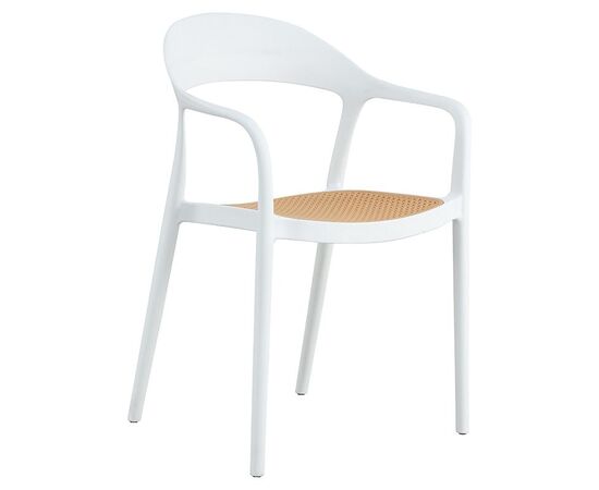 Πολυθρόνα Ember pakoworld με UV protection PP μπεζ- λευκό 52.5x56.5x81εκ. - ΚΑΡΕΚΛΕΣ - ΠΟΛΥΘΡΟΝΕΣ στο Milonadakis.gr