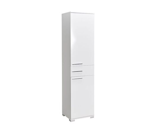 Ντουλάπα Chad pakoworld με συρτάρια λευκό gloss 45x40x188εκ - ΟΡΓΑΝΩΣΗ ΣΠΙΤΙΟΥ στο Milonadakis.gr