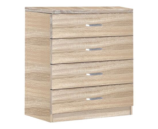 Συρταριέρα Killian pakoworld  με 4 συρτάρια sonoma 80x40x80εκ - ΣΥΡΤΑΡΙΕΡΕΣ - ΤΟΥΑΛΕΤΕΣ στο Milonadakis.gr