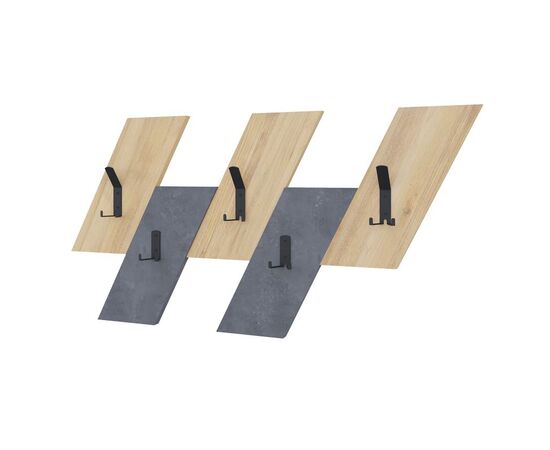 Κρεμάστρα τοίχου Livy pakoworld oak-γκρι μελαμίνης 75.2x1.8x45.3εκ - ΚΑΛΟΓΕΡΟΙ - ΚΡΕΜΑΣΤΡΕΣ στο Milonadakis.gr