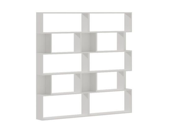 Βιβλιοθήκη Booky pakoworld 12 ραφιών λευκό μελαμίνης 180x20x175εκ - ΒΙΒΛΙΟΘΗΚΕΣ στο Milonadakis.gr