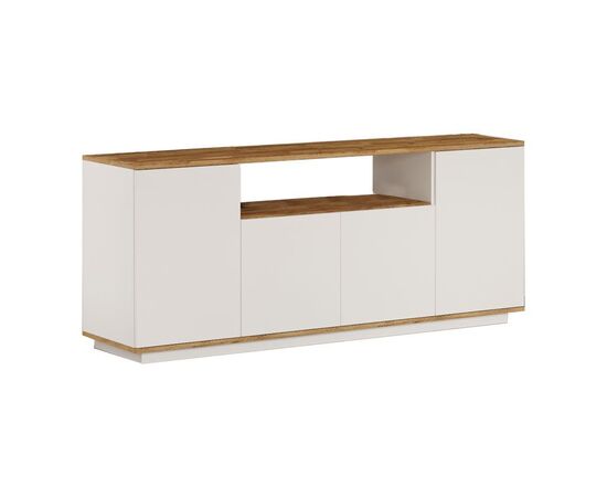 Μπουφές Placefol pakoworld μελαμίνης λευκό-φυσικό 180x44.5x75εκ - ΜΠΟΥΦΕΔΕΣ-ΚΟΝΣΟΛΕΣ στο Milonadakis.gr