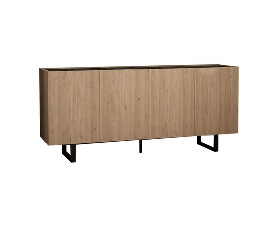 Μπουφές Kioubo pakoworld μελαμίνης oak-μαύρο 180x42x80εκ - ΜΠΟΥΦΕΔΕΣ-ΚΟΝΣΟΛΕΣ στο Milonadakis.gr