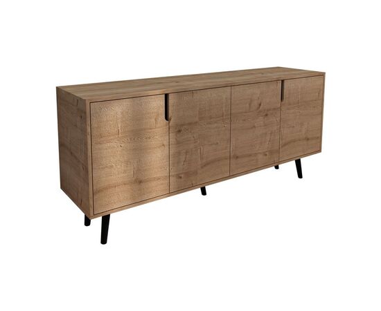 Μπουφές Sennan pakoworld μελαμίνης oak 180x45x80εκ - ΜΠΟΥΦΕΔΕΣ-ΚΟΝΣΟΛΕΣ στο Milonadakis.gr