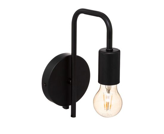 Φωτιστικό τοίχου-απλίκα Zhola pakoworld E27 40W μαύρο 17x12x25εκ - ΑΠΛΙΚΕΣ ΤΟΙΧΟΥ στο Milonadakis.gr