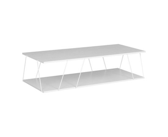 Τραπέζι σαλονιού Tars pakoworld λευκό 120x50x30εκ - ΤΡΑΠΕΖΑΚΙΑ ΣΑΛΟΝΙΟΥ στο Milonadakis.gr