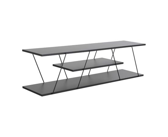 Έπιπλο τηλεόρασης Tars pakoworld ανθρακί-μαύρο 120x30x33εκ - ΕΠΙΠΛΑ ΤΗΛΕΟΡΑΣΗΣ στο Milonadakis.gr