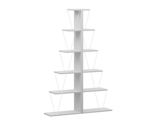 Βιβλιοθήκη mini Tars pakoworld λευκό 130x22x146εκ - ΒΙΒΛΙΟΘΗΚΕΣ στο Milonadakis.gr