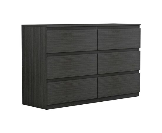 Συρταριέρα Cindy pakoworld 6 συρταριών wenge 120x40x75εκ - ΣΥΡΤΑΡΙΕΡΕΣ - ΤΟΥΑΛΕΤΕΣ στο Milonadakis.gr