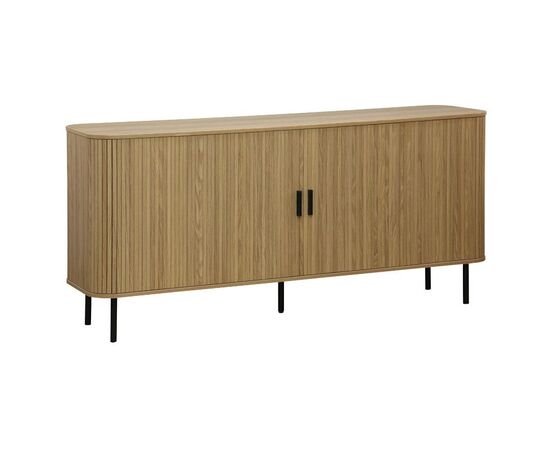 Μπουφές Scandi pakoworld MDF φυσικό με μεταλλικά μαύρα πόδια 170x45x80εκ - ΜΠΟΥΦΕΔΕΣ-ΚΟΝΣΟΛΕΣ στο Milonadakis.gr