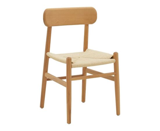 Καρέκλα Thomas pakoworld ξύλο οξιάς φυσικό-έδρα φυσικό σχοινί 44x36x79εκ - ΚΑΡΕΚΛΕΣ - ΠΟΛΥΘΡΟΝΕΣ ΕΣ. στο Milonadakis.gr