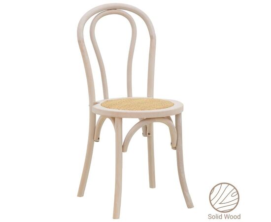 Καρέκλα Azhel pakoworld white wash ξύλο οξιάς-έδρα φυσικό rattan 41x50x89εκ - ΚΑΡΕΚΛΕΣ - ΠΟΛΥΘΡΟΝΕΣ ΕΣ. στο Milonadakis.gr