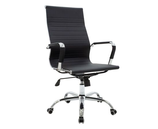 Καρέκλα γραφείου διευθυντή Valter pakoworld μαύρο pu 55.5x58x108εκ - ΚΑΡΕΚΛΕΣ ΓΡΑΦΕΙΟΥ στο Milonadakis.gr