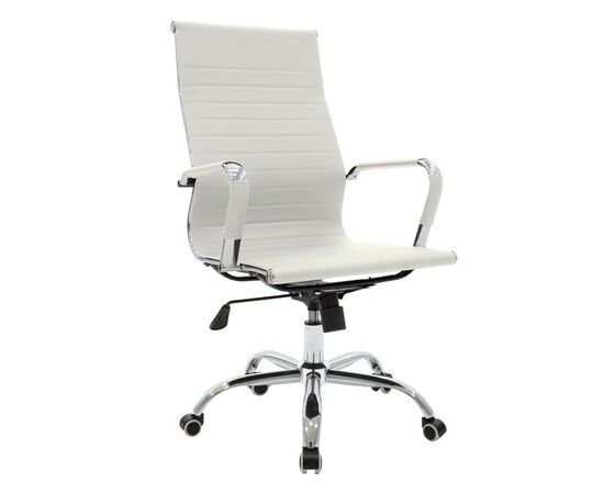 Καρέκλα γραφείου διευθυντή Valter pakoworld λευκό pu 55.5x58x108εκ - ΚΑΡΕΚΛΕΣ ΓΡΑΦΕΙΟΥ στο Milonadakis.gr