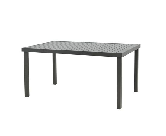Τραπέζι Kliton  pakoworld αλουμινίου μαύρο 150x80x74εκ - ΤΡΑΠΕΖΙΑ ΕΞ. ΧΩΡΟΥ στο Milonadakis.gr