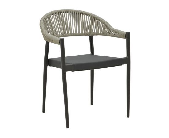 Πολυθρόνα κήπου Elation pakoworld rattan-αλουμίνο ανθρακί 57x56x78εκ - ΚΑΡΕΚΛΕΣ - ΠΟΛΥΘΡΟΝΕΣ στο Milonadakis.gr