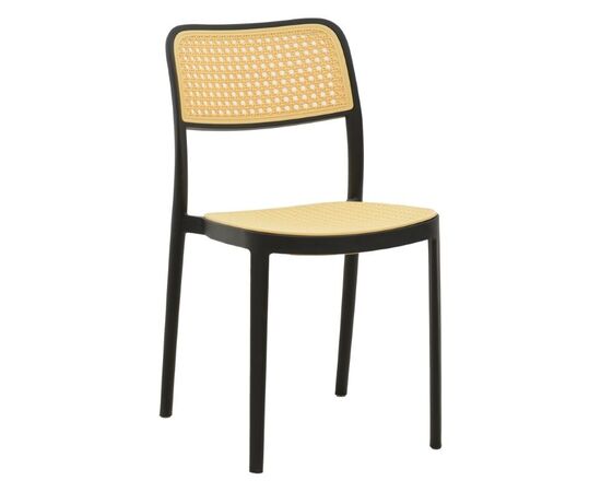 Καρέκλα Westley pakoworld pp φυσικό-μαύρο 55x47x81εκ - ΚΑΡΕΚΛΕΣ - ΠΟΛΥΘΡΟΝΕΣ στο Milonadakis.gr